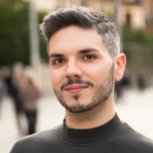 Retrato de  Rubén Serrano