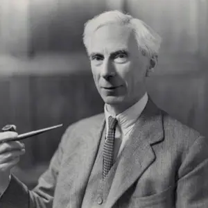 Retrato de Bertrand Russell