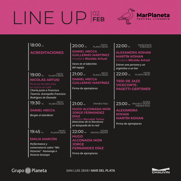 Banner MarPlaneta 26 Line up 02 feb
