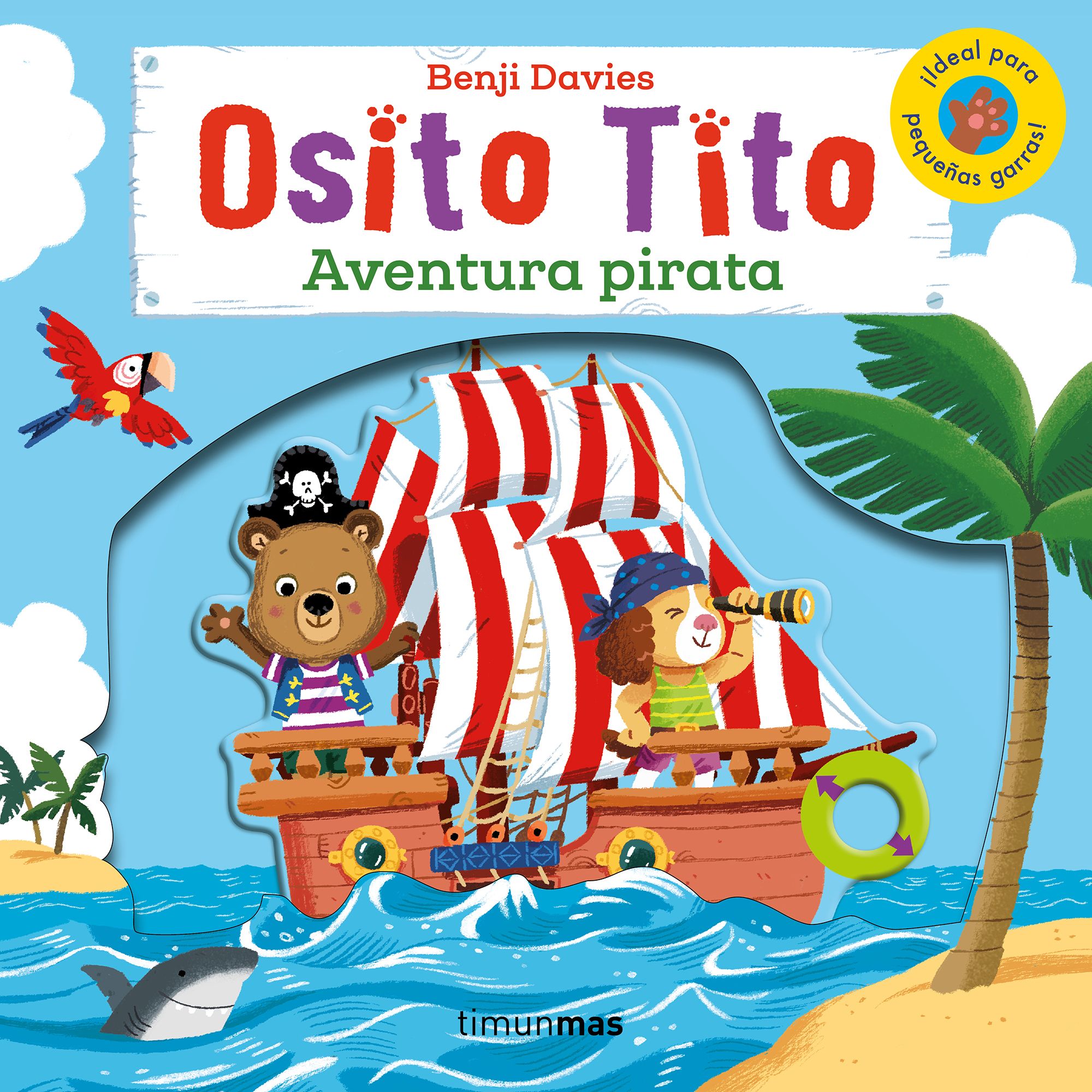 Portada Osito Tito. Aventura pirata