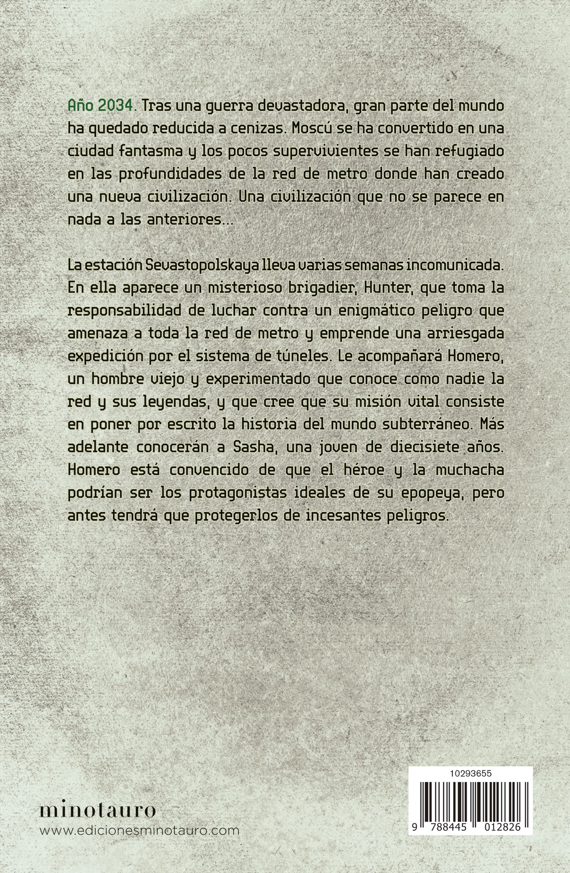 Miniatura contraportada Metro 2034 (NE)
