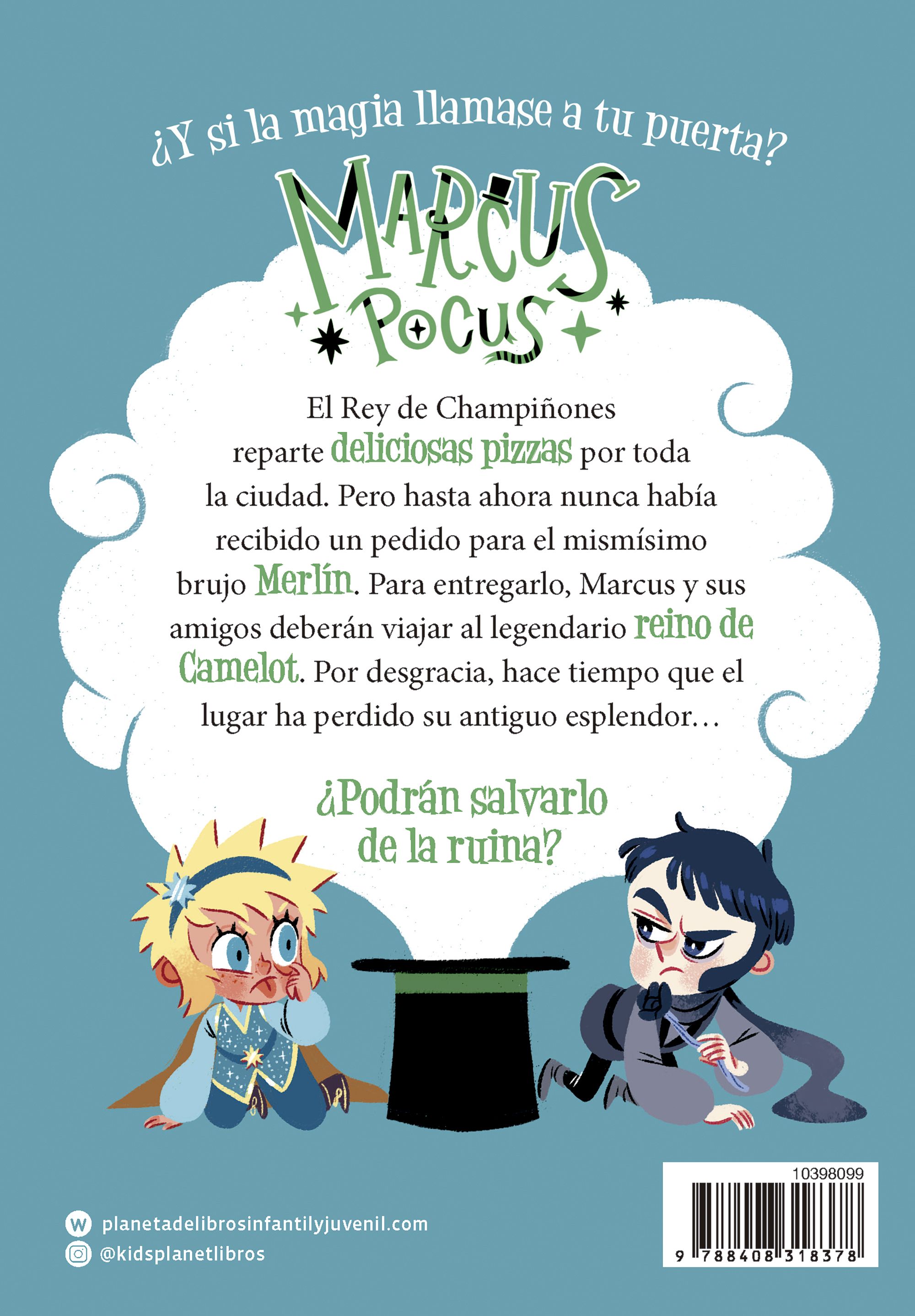 Miniatura contraportada Marcus Pocus 8. Pizzas y dragones