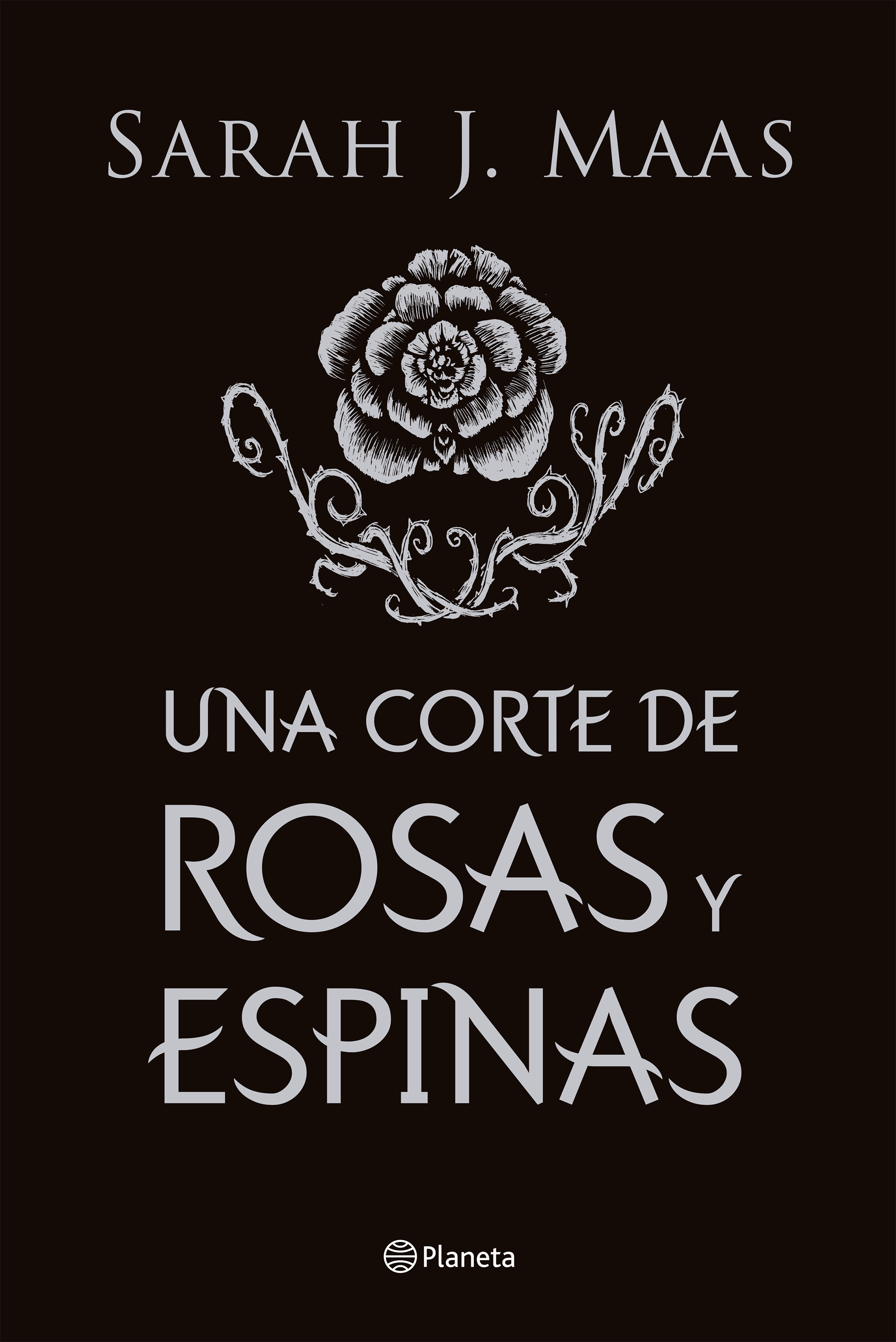 Portada Una corte de rosas y espinas. Tapa dura