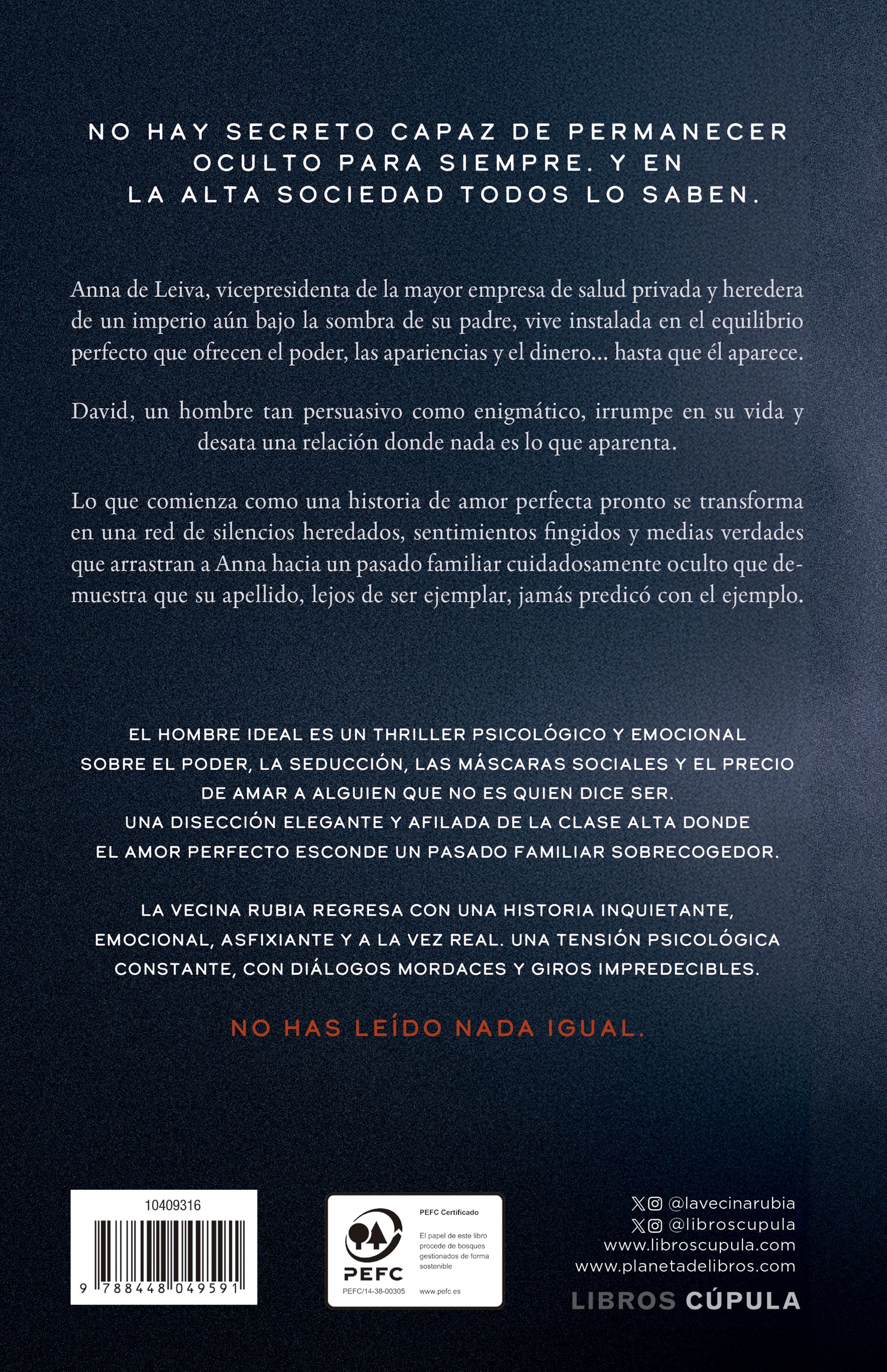 Miniatura contraportada El hombre ideal