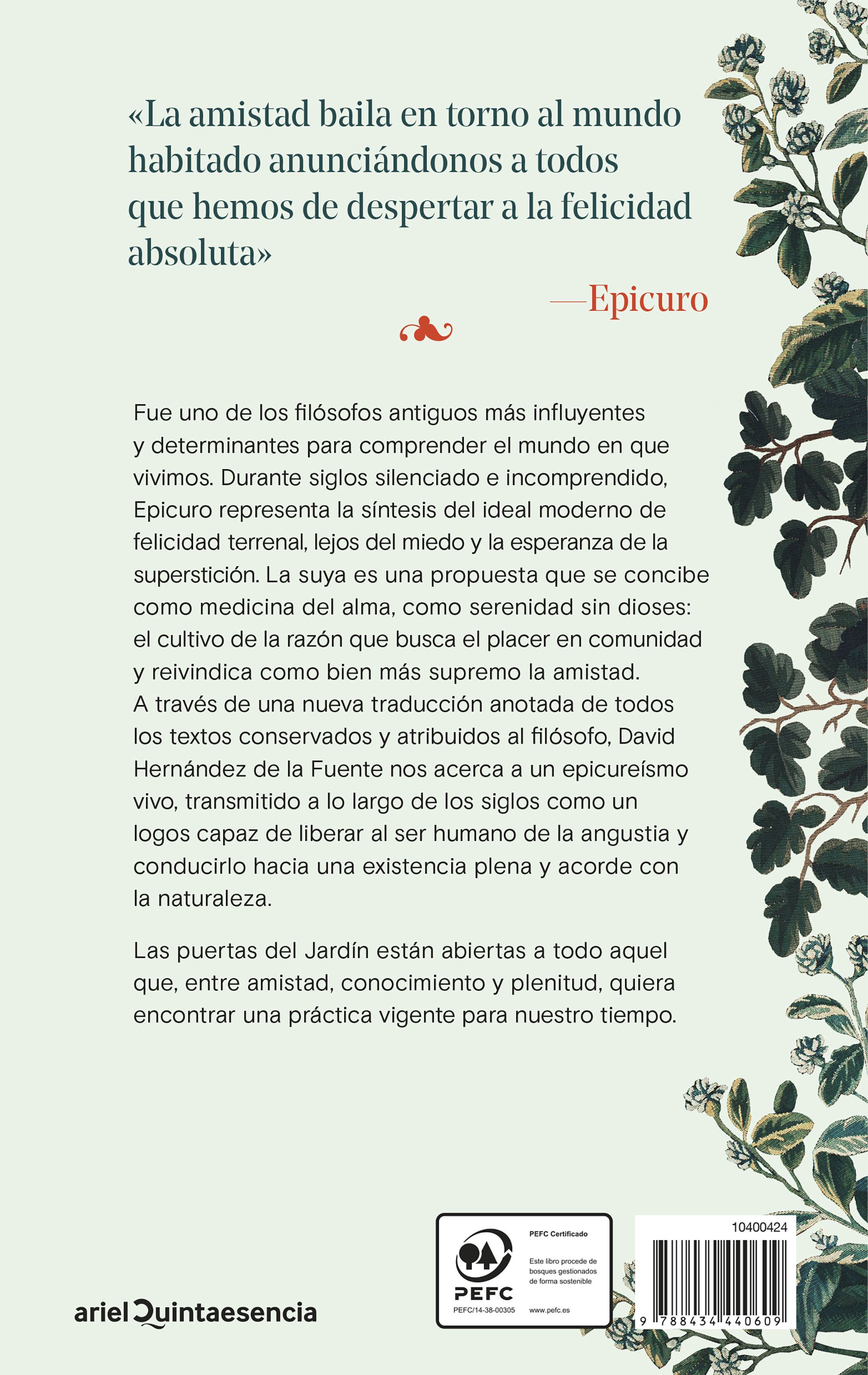 Miniatura contraportada El jardín de la felicidad