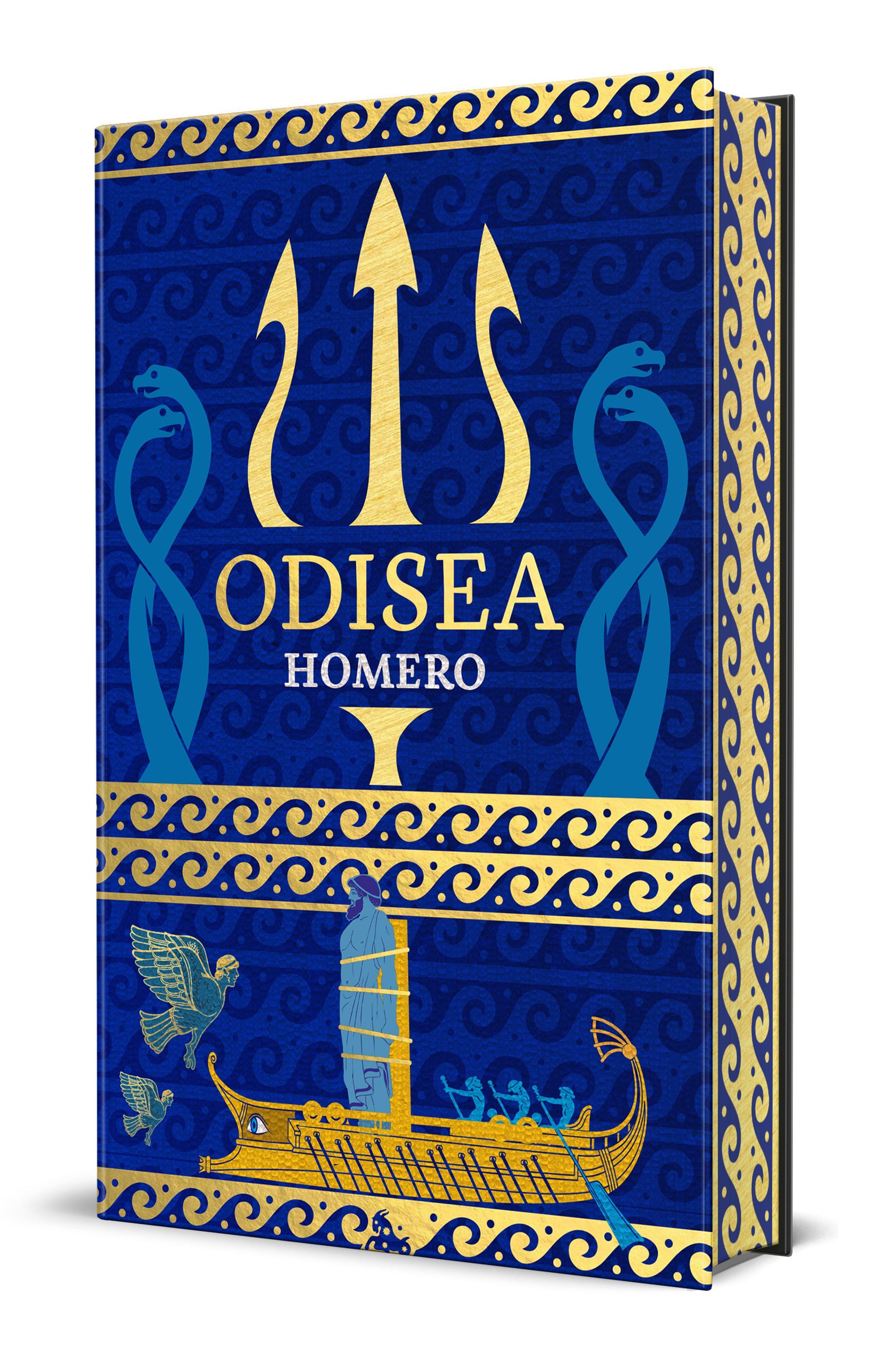Portada Odisea. Edición limitada con cantos decorados