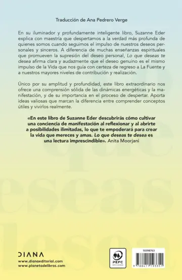 Contraportada Lo que deseas te desea