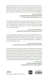 Miniatura contraportada La eficacia simbólica del derecho