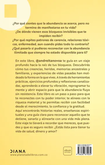 Contraportada Desbloquea tu abundancia