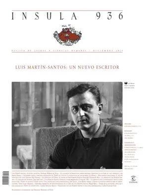 Portada Luis Martín-Santos: un nuevo escritor (Ínsula n° 936, diciembre de 2024)