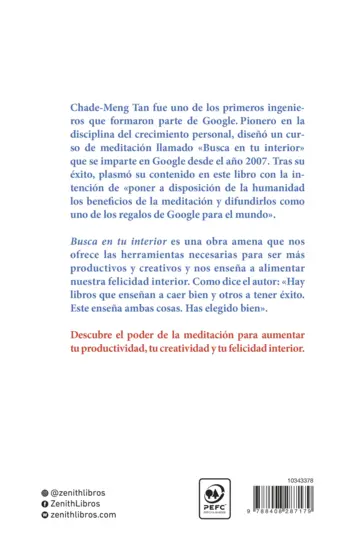 Contraportada Busca en tu interior