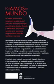 Miniatura contraportada Los amos del mundo. Las armas del terrorismo financiero