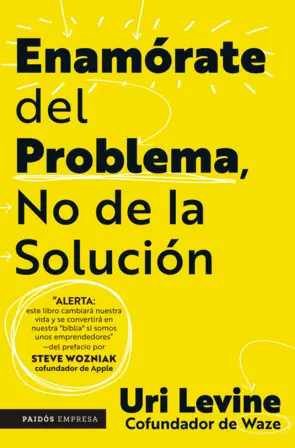 Portada Enamórate del problema, no de la solución