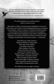 Miniatura contraportada El día de la Trilla (Empíreo) Edición con cantos tintados