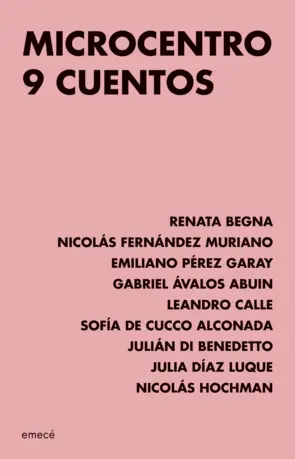 Portada Microcentro. 9 cuentos
