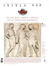 Portada En voz alta. Poesía y música en la tradición hispánica (Ínsula nº 900)