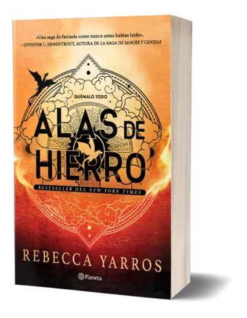 Portada Alas de hierro (Empíreo 2)