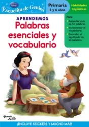 Portada Aprendemos palabras esenciales y vocabulario (prin