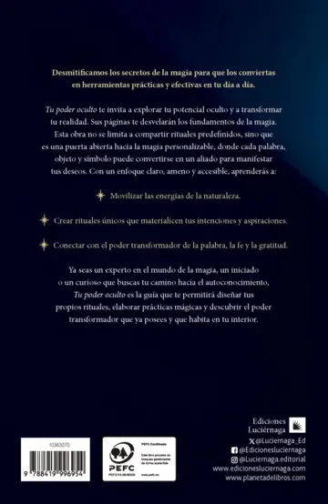 Contraportada Tu poder oculto