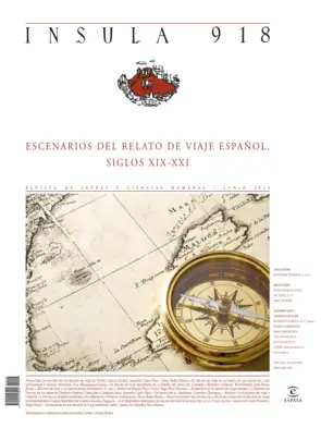 Portada Escenarios del relato de viaje español. Siglos XIX-XXI