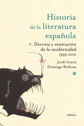 Portada Historia de la literatura española, volumen 7
