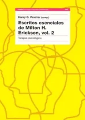 Portada Escritos esenciales de Milton H. Erickson, V