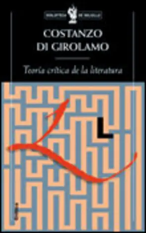 Portada Teoría  critica de la literatura