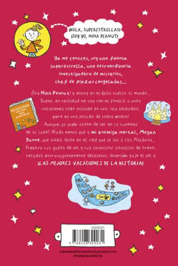 Contraportada Nina Peanut 3. Épica vuelta al mundo