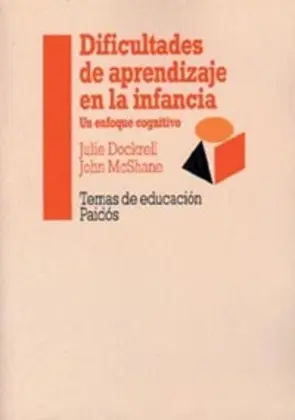 Portada Dificultades de aprendizaje en la infancia