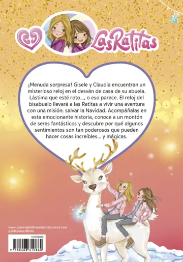 Contraportada Las Ratitas 15. La magia de la Navidad