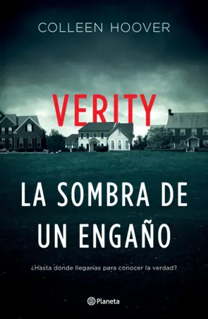 Portada Verity. La sombra de un engaño