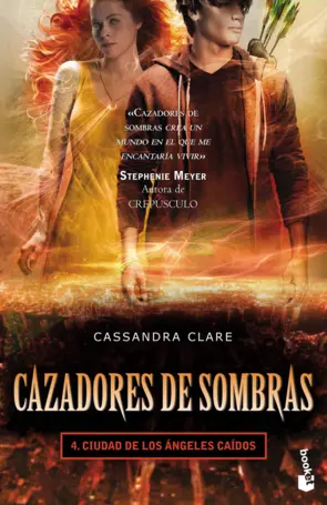 Portada Cazadores de sombras 4. Ciudad de ángeles caídos
