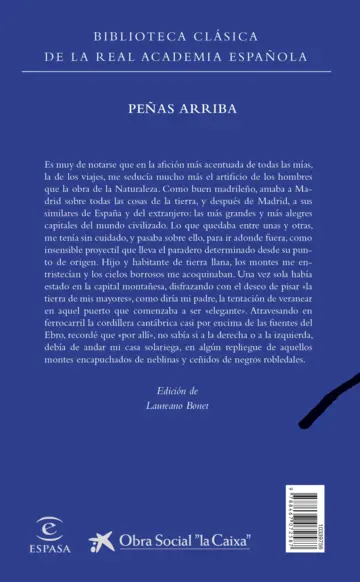 Contraportada Peñas arriba