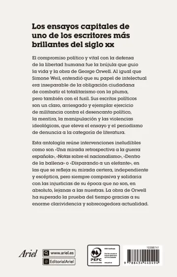 Contraportada Dentro de la ballena