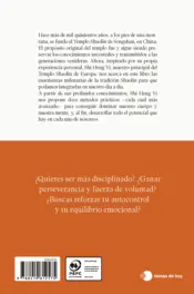 Miniatura contraportada El camino shaolin