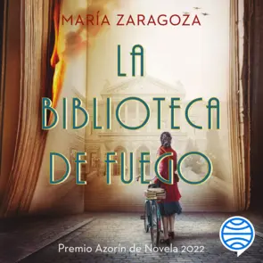 Portada La biblioteca de fuego