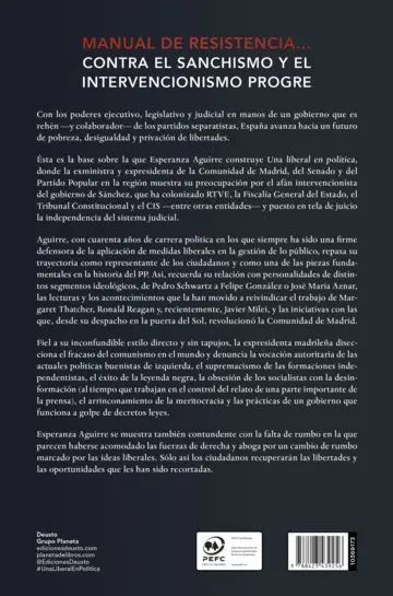 Contraportada Una liberal en política