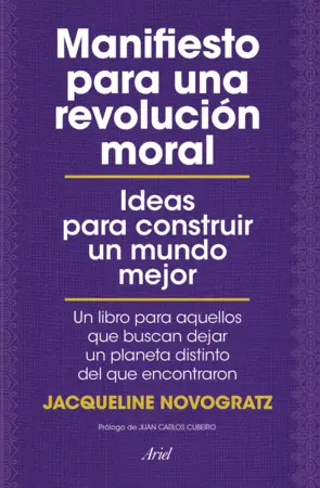 Portada Manifiesto para una revolución moral