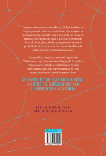 Contraportada El Mensajero de Agartha 2 - El palacio de los sarcófagos