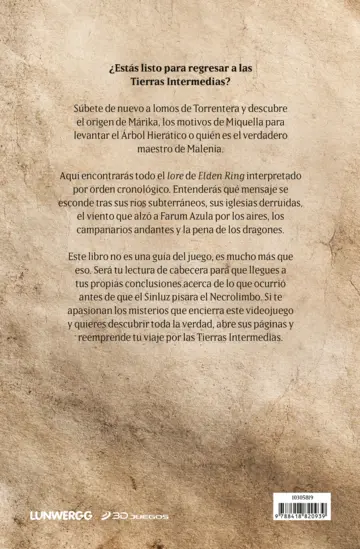 Contraportada Los secretos de las Tierras Intermedias