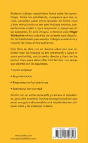 Miniatura contraportada Cómo aprender a escribir