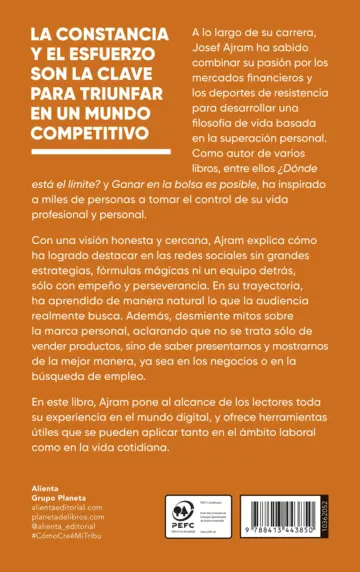 Contraportada Cómo creé mi tribu y cómo puedes crear la tuya