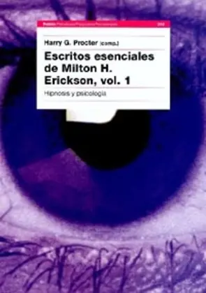 Portada Escritos esenciales de Milton H. Erickson, I