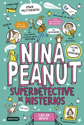 Portada Nina Peanut 2. Nina Peanut superdetective de misterios