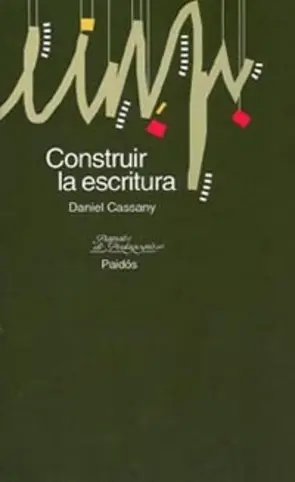 Portada Construir la escritura