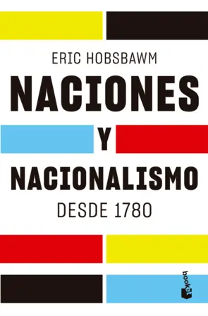 Portada Naciones y nacionalismo desde 1780