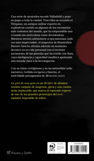 Contraportada La piel de una gota