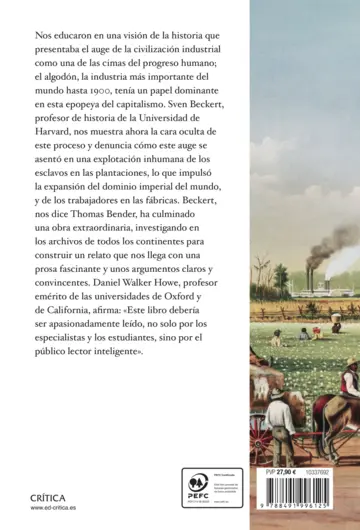 Contraportada El imperio del algodón