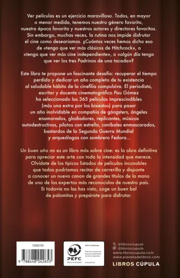 Contraportada Un buen año