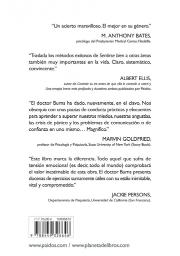 Contraportada El manual de ejercicios para sentirse bien